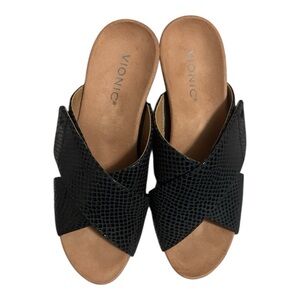 Vionic Slide Sandals Size 8 Black